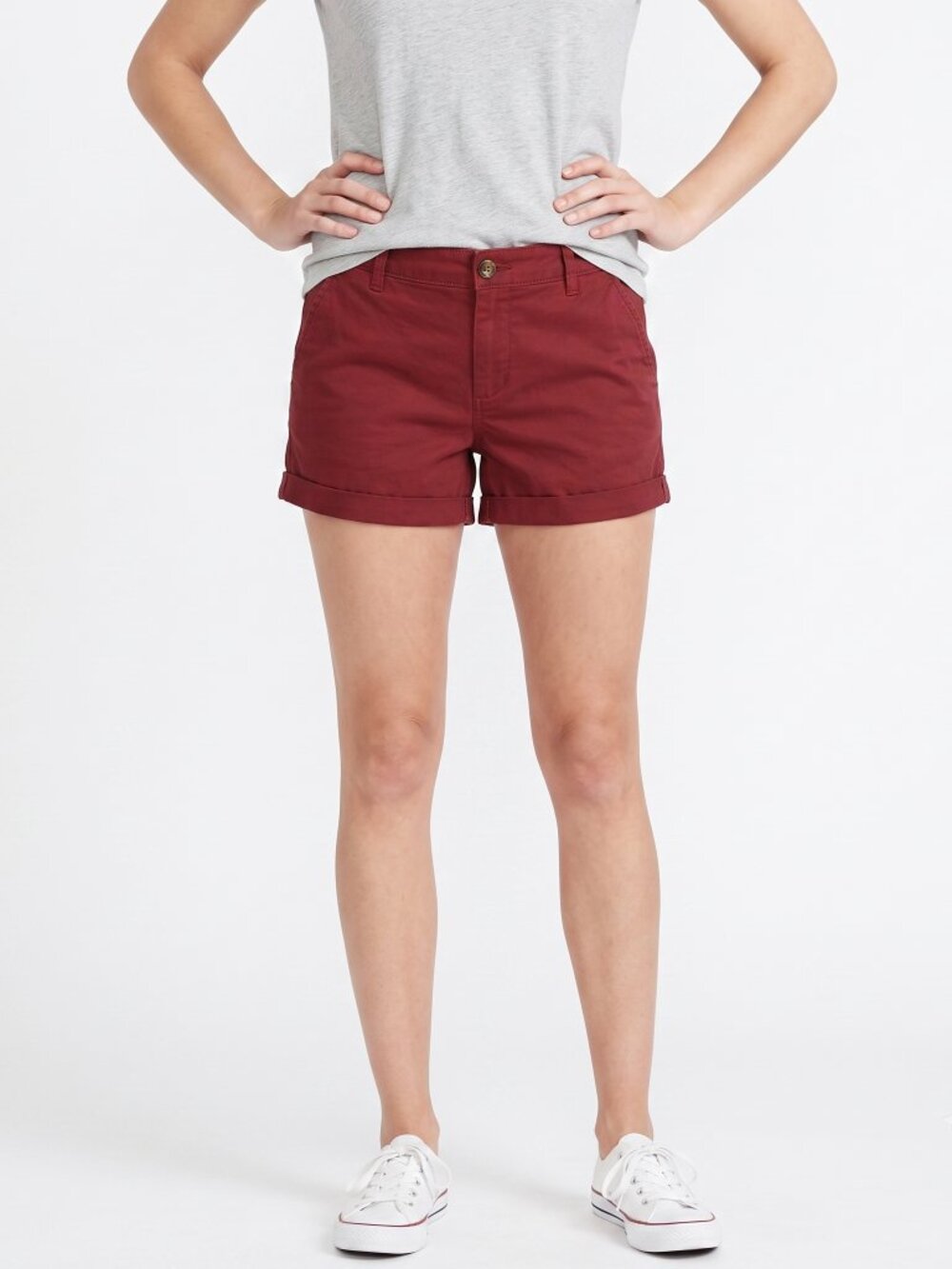 *Forever 21 Maroon Chino Shorts